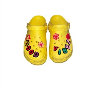 Women’s Crocs Yellow Platform